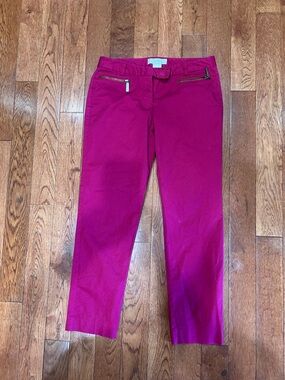 MICHAEL Michael Kors Fuchsia Crop Slim Jeans